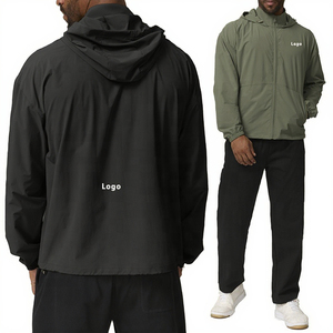 Chaqueta Deportiva para Hombre, Otoño, Ecológica, con Cremallera Completa, para Correr, Antiarrugas, Protector Solar, Impermeable, para Senderismo, Viajes, Golf - Product Image 3