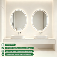 Espejo de Baño Antivaho con Retroiluminación IP44 a Precio de Fábrica para Interiores de Apartamentos Modernos