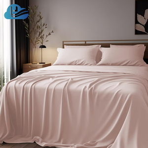 Cloudland Bamboo Sábanas de lino ajustadas Juego de cama 300Tc Hotel Oeko Bamboo Organic Sábana de alta calidad - Product Image 1