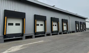 Design industriel Logistique Entrepôt Quai <span class=keywords><strong>Porte</strong></span> <span class=keywords><strong>sectionnelle</strong></span> Quai de chargement en acier inoxydable <span class=keywords><strong>Joint</strong></span> d'étanchéité et ouverture manuelle Abri pour <span class=keywords><strong>porte</strong></span> de garage - Product Image 2
