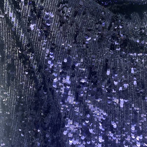 2024 새로운 패션 3mm + 5mm 탄성 물고기 스케일 스팽글 그물 자수 원단 - Product Image 6