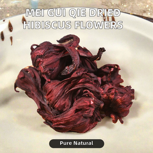 Mei Gui Qie 새로운 다크 레드 원시 자연 탈수 히비스커스 꽃 말린 로젤 차 대량 느슨한 티백 상자 건강 혜택 - Product Image 2