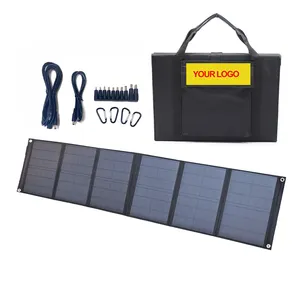 Portátil 60W Panel Solar plegable balcón Panel Solar 18V 24V generador Solar cargador 60W 80W 120W