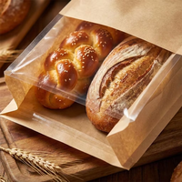 Sac en papier kraft pour l'emballage alimentaire, idéal pour les sandwichs, le pop-corn et le pain – Personnalisable