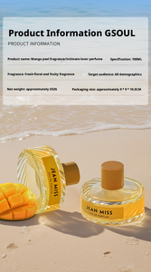 Nouveau parfum en spray <span class=keywords><strong>JEAN</strong></span> KISS pour <span class=keywords><strong>femme</strong></span>, écologique, longue durée, taille standard, parfum mangue, fraîcheur, populaire à l'international, soleil - Product Image 5