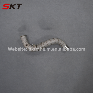 Pour BMW F10 550i F06 650i F01 F02 750i N63 4.4L V8 Twin Turbo Downpipe en acier inoxydable - Product Image 2
