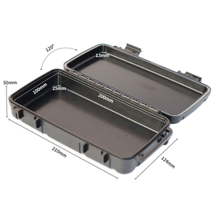 DF0719 Estuche de Almacenamiento, Caja de Supervivencia Hermética a Prueba de Golpes y Presión para Exteriores, con Almohadilla Absorbente en el Interior, Mini Caja - Product Image 6