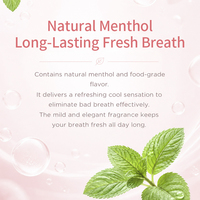 Dentifrice blanchissant et hydratant au sel rose, aux herbes, citron et menthe, 100g, élimination des taches, marque privée, soins bucco-dentaires, nouvelle arrivée