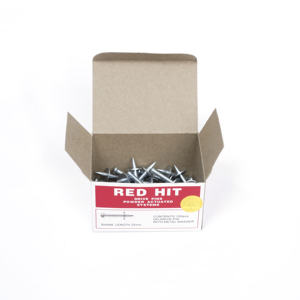 Clous de tir en béton galvanisé et bandes de charge Red Hit 6.8X11 S1JL, clous à poudre Nk 32 avec rondelle métallique pour pistolet - Product Image 1