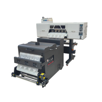 Impresora DTF Automática A1 de 24 pulgadas/60 cm con Cabezales I3200/I1600, 2 Cabezales, 21-30 ppm, Multicolor, Impresión Directa en Película para Mezclilla/Algodón