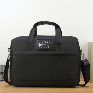 Sac à bandoulière pour ordinateur portable en tissu Oxford imperméable, léger, durable, grande capacité, sac fourre-tout décontracté pour homme, sac portable pour ordinateur portable - Product Image 4