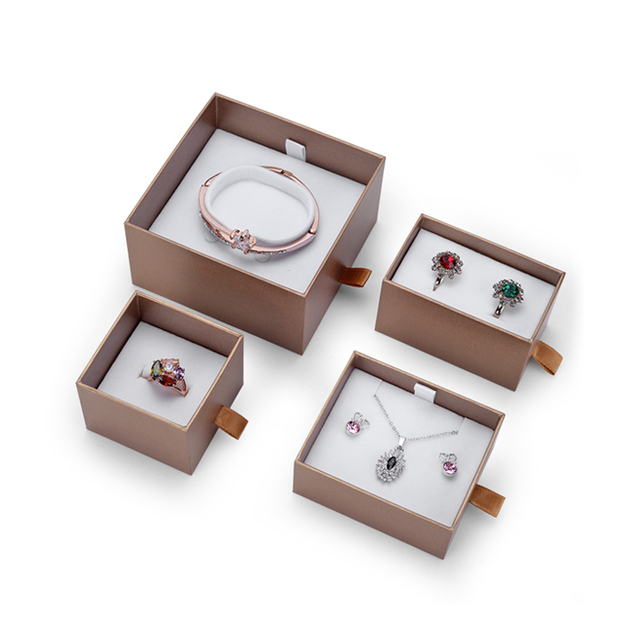 Customized Elegant Stylish Portable Earring Ring Pendant Bangle Bracelet Drawer Jewelry Box
