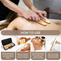 Kit de sac chauffant de massage en bâton solide de qualité supérieure avec fonction musicale Relaxation de massage corporel enfichable pour usage domestique et de voyage