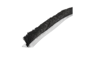 Bande d'étanchéité en mohair de haute qualité pour portes et fenêtres en aluminium noir traditionnel, étanche et insonorisée - Product Image 2