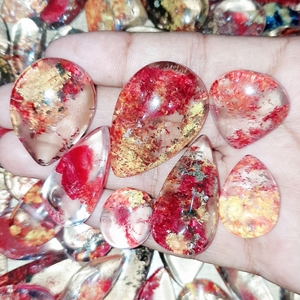 Venta al por mayor de 1 kilo de hermosos cabujones de cuarzo de jardín, piedras preciosas sueltas para joyería y abalorios. - Product Image 3