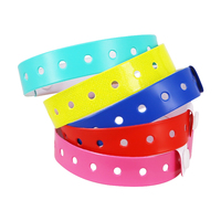 Bracelet RFID jetable personnalisé avec code QR pour événements et festivals, billet unique, contrôle d'accès