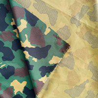 Tissu camouflage imprimé tissé en mélange de polyester 65% et de coton 35% de conception classique en camouflage forestier nigérian en gros