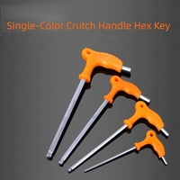 Powerlift Matte Finish 45 #   Set Kunci Hex Baja Gagang Plastik Berbagai Ukuran Penggunaan Industri/DIY Konstruksi Tugas Berat