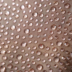FB012 Factory New Design Tight <strong>Rhinestone</strong> <strong>Fabric</strong> Shiny Peach <strong>Crystal</strong> Tulle <strong>Fabric</strong> - Product Image 4
