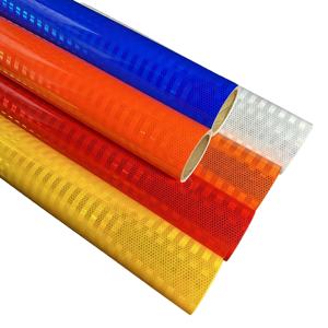 Película reflectante de PVC PET Original de alta calidad para coche, película de vinilo autoadhesiva de seguridad vial, pegatina reflectora, lámina reflectante - Product Image 1