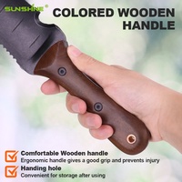 SUNSHINE offre spéciale manche en bois outil de jardinage durable truelle japonaise creuser jardin hori hori couteau avec gaine en nylon