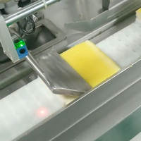 Machine automatique industrielle de fabrication de sandwichs, ligne de production de sandwichs à deux couches et à une garniture pour boulangerie et snacks