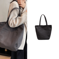 Sac fourre-tout en toile écologique de haute qualité à la mode réutilisable grande capacité fermeture éclair sac fourre-tout à bandoulière avec poche