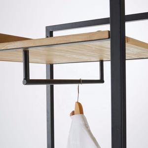 Sistem Rak tampilan pakaian lemari pakaian, lemari kain ringkas Modern sederhana dengan logam - Product Image 4