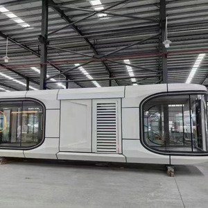 บ้านสำเร็จรูป Yingrui Apple Cabin สำหรับพื้นที่กลางแจ้งที่ทันสมัย โครงสร้างเหล็กชุบสังกะสี ปรับแต่งขนาดและสีได้ ติดตั้งง่าย กันน้ำ - Product Image 1