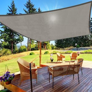 Filet d'ombrage gris en HDPE résistant aux intempéries, toutes usages, personnalisable OEM, toile d'ombrage portable et pliable, taille adaptable pour patio et jardin - Product Image 2