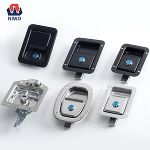 Maßgefertigter Moderner Edelstahl-Paddel-Türverschluss Griff für LKW-Werkzeugkasten Anhänger Schlüssel 03115S Polierte Oberfläche - Product Image 5