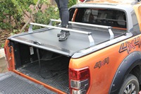 Couvertures de tonneau pliantes rigides en aluminium imperméables pour accessoires de lit de camionnette maxus t60 t70 t80 t90