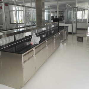 Équipement de laboratoire scolaire, mobilier d'étude éducatif, table de travail en acier inoxydable - Product Image 1