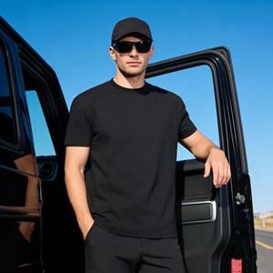 Camiseta TKAN667D Personalizada de Alta Calidad, Estilo Urbano, Holgada, Informal, Gruesa, 100% Algodón, Manga Corta, Hombros Caídos, Camiseta de Moda - Product Image 1