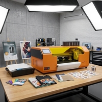 Imprimante DTF avec four XP600 33cm, machine de transfert direct sur film, encre blanche CMYK W pour la ligne de vêtements