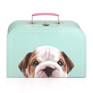 Factory Custom Logo Luxury Christmas Design Rigid <strong>Cardboard</strong> Baby Toys Clothes Packaging Gift <strong>Suitcase</strong> Box With Handle - Product Image 6