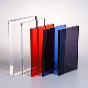 100% Virgin Transparent Color Acrylic <b>Sheet</b> 3-20 mm <b>Thick</b> 4*8 Ft Size Laser Cutting Cast <b>Plastic</b> Raw Material Cast Acrylic <b>Sheet</b> - Product Image 5