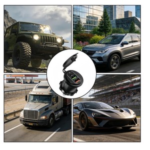 Accendisigari USB 12V-24V con Porta PD 3.0 e QC 3.0, <span class=keywords><strong>Presa</strong></span> USB Impermeabile per Auto <span class=keywords><strong>12</strong></span> <span class=keywords><strong>Volt</strong></span> - Product Image 4