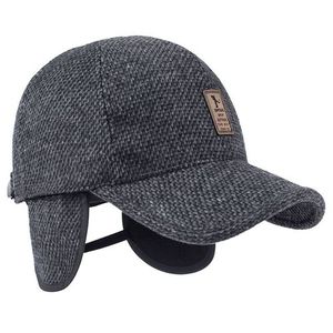 Nuevos hombres de invierno Casual caliente mano del deporte al aire libre sombrero orejeras gorra de béisbol - Product Image 2