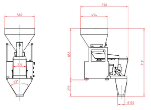 Bán nóng quy mô một đầu làm đầy hạt cà phê túi máy đóng gói Trọng lượng máy đóng gói bột vitamin - Product Image 5
