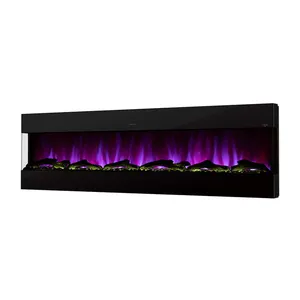 Interior decorativo 3D LED chama lareira elétrica 700W/1400W lareiras elétricas para venda