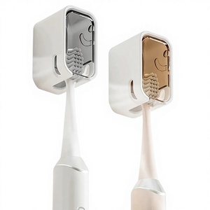 ที่วางแปรงสีฟันติดผนังแบบกันน้ำ กันฝุ่น ผลิตจาก ABS+PS สำหรับใช้ในห้องน้ำ ทำความสะอาดง่าย ขายส่ง - Product Image 1