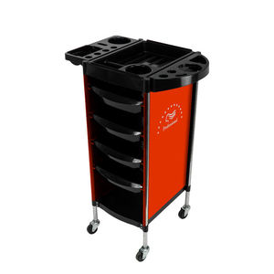 Carrito de Barbería Moderno de Metal, Multifuncional, con Ruedas, Organizador de Almacenamiento Rodante para Muebles de Salón y Peluquerías - Product Image 6