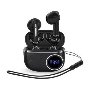 ChargeView - Auriculares inalámbricos con indicador de nivel de batería, 20 horas de duración de la batería y controladores potentes. - Product Image 1