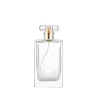 Flacon de parfum de luxe 50 ml en verre épais noir transparent sérigraphié, rechargeable, avec bouchon à vis, atomiseur vide, diffuseur à bâtonnets pour
