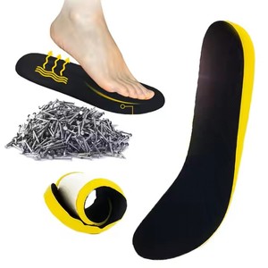 Plantillas Interiores <span class=keywords><strong>de</strong></span> PU Cómodas, Antipinchazos, Transpirables y Duraderas para Trabajo en Obras <span class=keywords><strong>de</strong></span> <span class=keywords><strong>Construcción</strong></span>, Protección Laboral en Exteriores, Plantillas Completas - Product Image 1