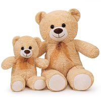Ours en peluche super doux et petit pour enfants, jouet anti-stress, pièce maîtresse avec rembourrage en coton PP et doublure en maille, cadeau pour bébé