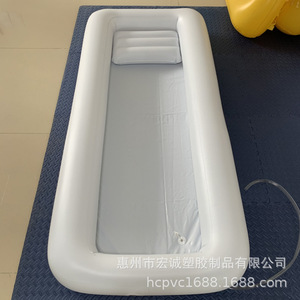 Water Mattress Rectangular 0.35mm Pvc <b>Inflatable</b> Air Bed For Home Sauna Spa Use - Product Image 4