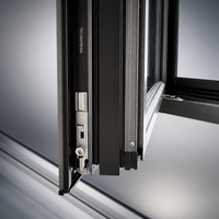 Ventana Abatible de Aluminio Premium Modern Seattle 77s 6060-T66 PA66 con Rotura de Puente Térmico, Insonorizada e Impermeable para Viviendas Residenciales