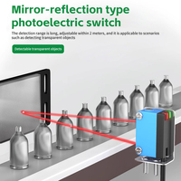 MOTEE Capteur optique carré EZ Miroir à réflexion diffuse avec interrupteur photoélectrique de type opposé
